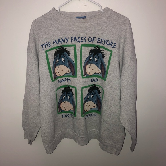 Disney Other - Vintage Disney Pooh Tagged Eeyore Crewneck Sweatshirt